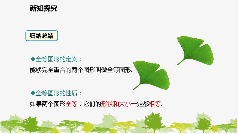 北师大版数学七年级下册 4.2 图形的全等 课件06