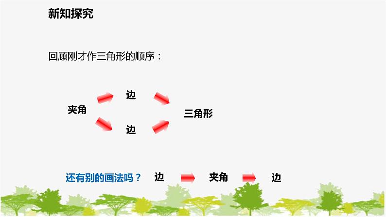 北师大版数学七年级下册 4.4 用尺规作三角形 课件第8页