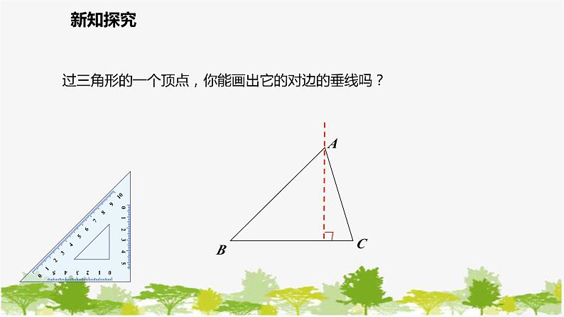 北师大版数学七年级下册 4.1.4  三角形的高 课件第4页