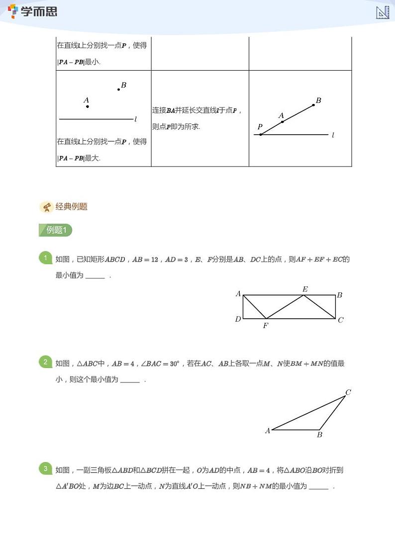 2023学而思创新班九年级寒假数学课程讲义03