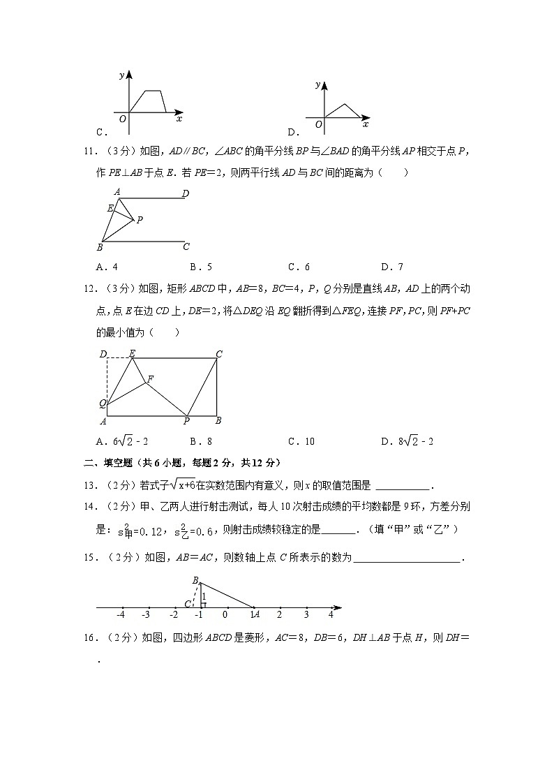 广西南宁市青秀区三美学校2022-2023学年八年级下学期期中数学试卷03