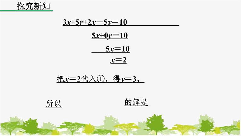 人教版数学七年级下册 8.2 消元——解二元一次方程组（第2课时）课件第8页