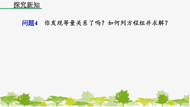 人教版数学七年级下册 8.3 实际问题与二元一次方程组（第2课时）课件第8页