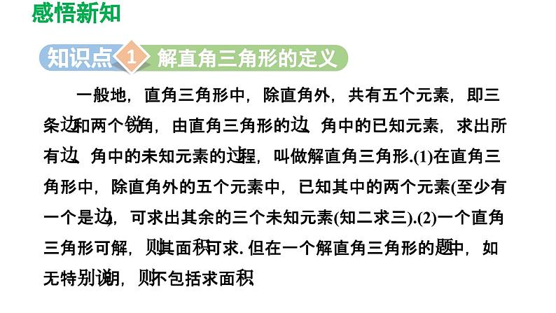 7.5 解直角三角形 苏科版数学九年级下册导学课件03