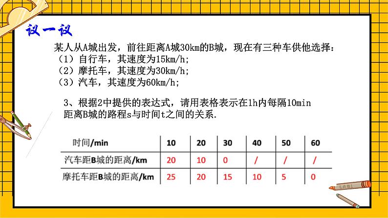 鲁教版五四制初中六年级下册数学9.3.3《用表图像表示数量之间的关系（3）》课件08