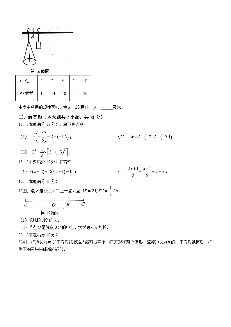 山东省临沂市沂水县2023-2024学年七年级上学期期末数学试题03