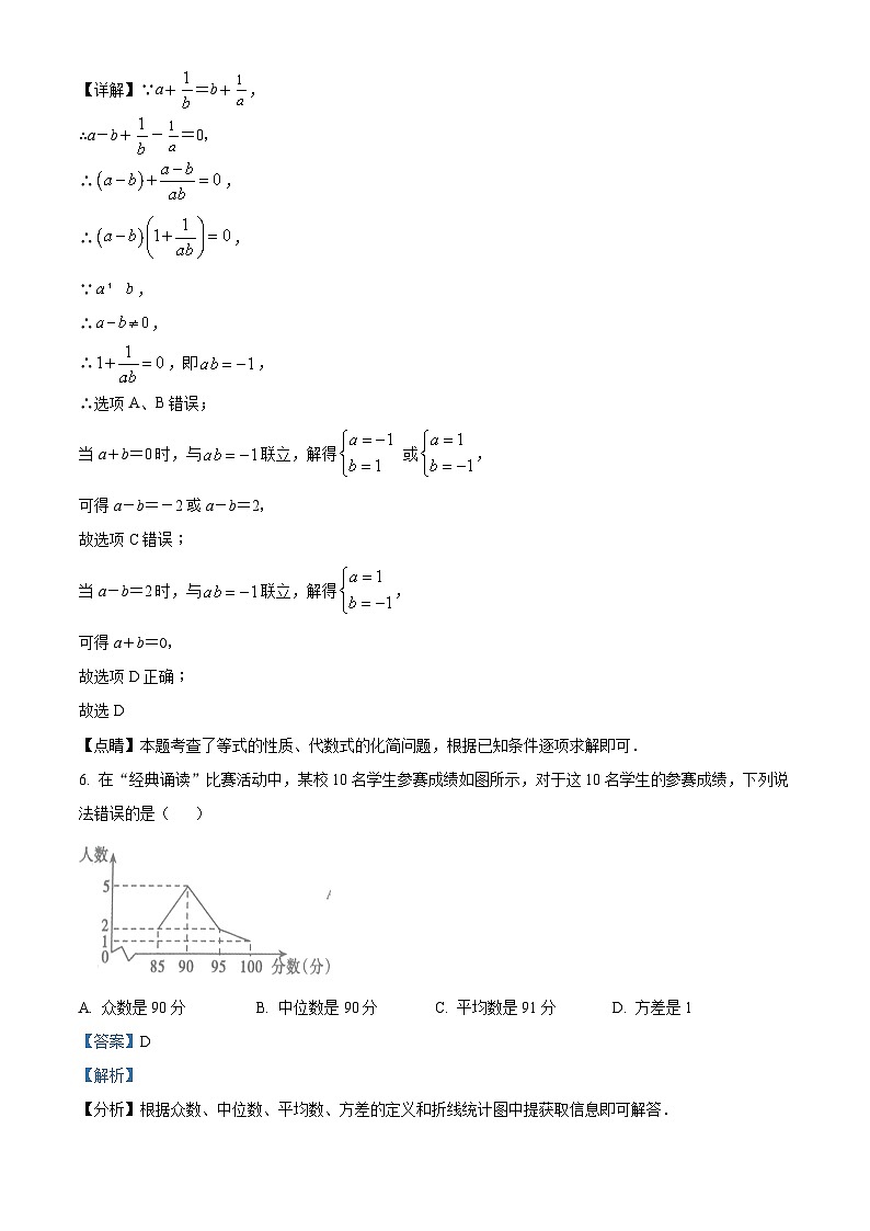 ，安徽省六安市外国语学校2023-2024学年九年级下学期开学试题数学试题第3页
