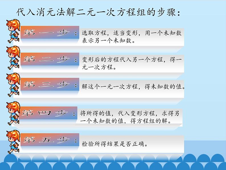 冀教版数学七年级下册 6.2 二元一次方程组的解法-第三课时_课件03