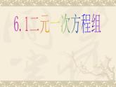 冀教版数学七年级下册 6.1 二元一次方程组课件