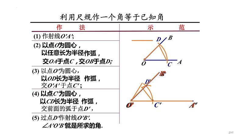 2.4+用尺规做角+课件2023-2024学年北师大版七年级数学下册第5页