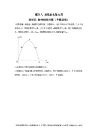 题型八 函数的实际应用 类型四 抛物线型问题（专题训练）-备战2024年中考数学二轮复习高分突破（全国通用）