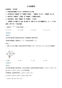 235，安徽省亳州市利辛县2023-2024学年九年级下学期开学考试数学试题