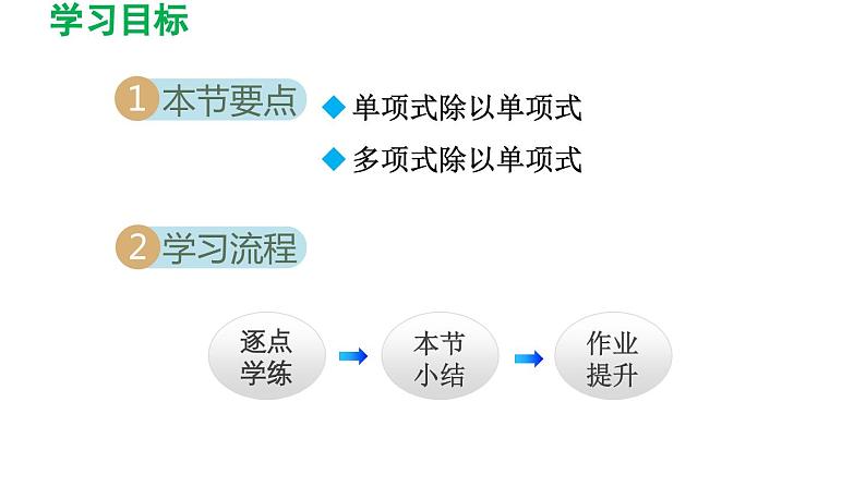 1.7 整式的除法 北师大版数学七年级下册导学课件第2页