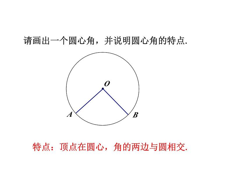 3.4 圆周角和圆心角的关系第1课时 圆周角定理 北师大版九年级数学下册课件02