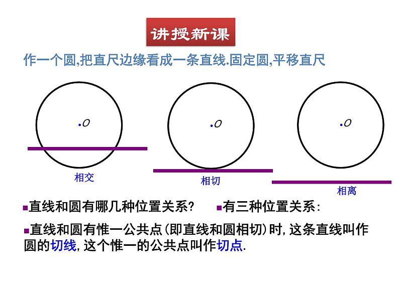 3.6 直线与圆的位置关系（第1课时）-北师大版九年级数学下册课件第4页