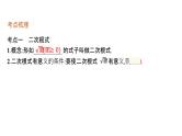 初中数学中考一轮复习第1章数与式第4课时二次根式课件