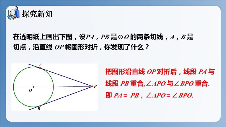 湘教版数学九年级下册2.5.3切线长定理 同步课件第6页