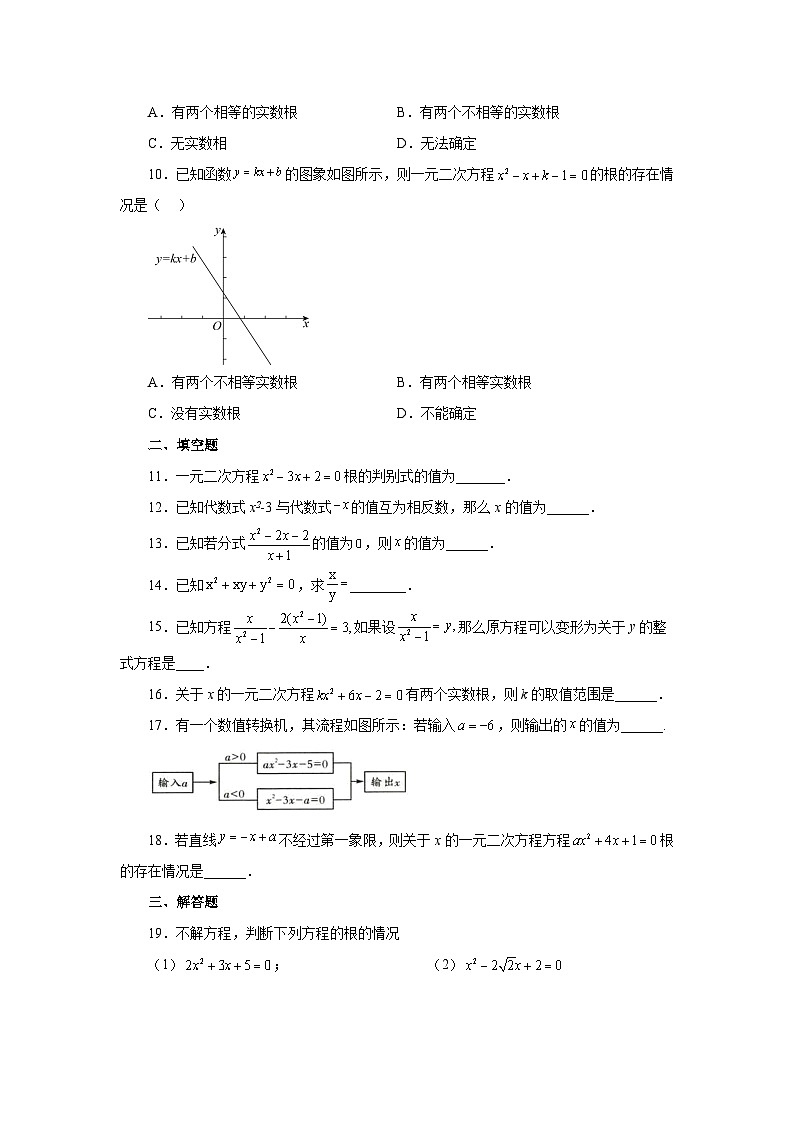 浙教版八年级数学下册基础知识专项讲练 专题2.10 公式法解一元二次方程及根的判别式（基础篇）（专项练习）（附参考答案）第2页