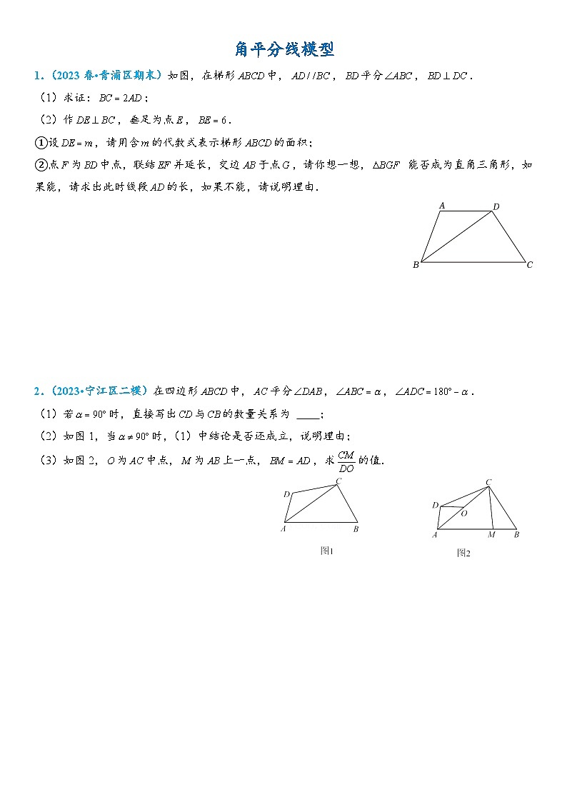 40、角平分线模型第1页
