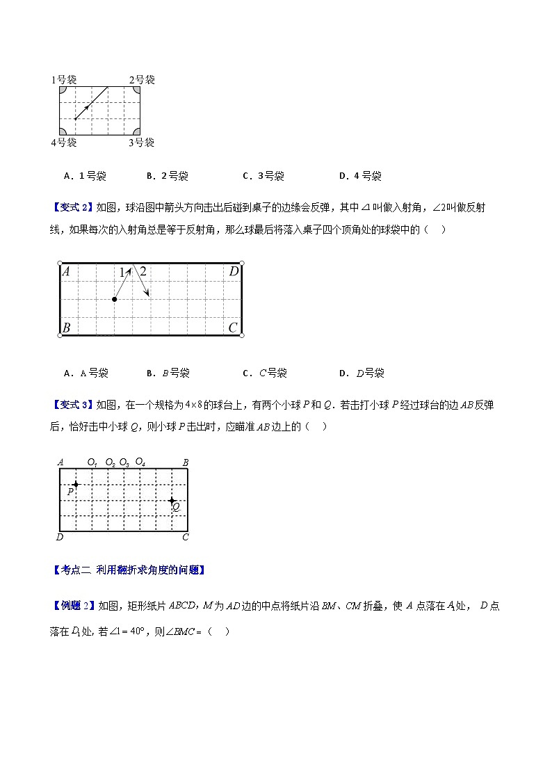 专题10 图形的运动——翻折4种常见压轴题型全攻略（原卷版）02