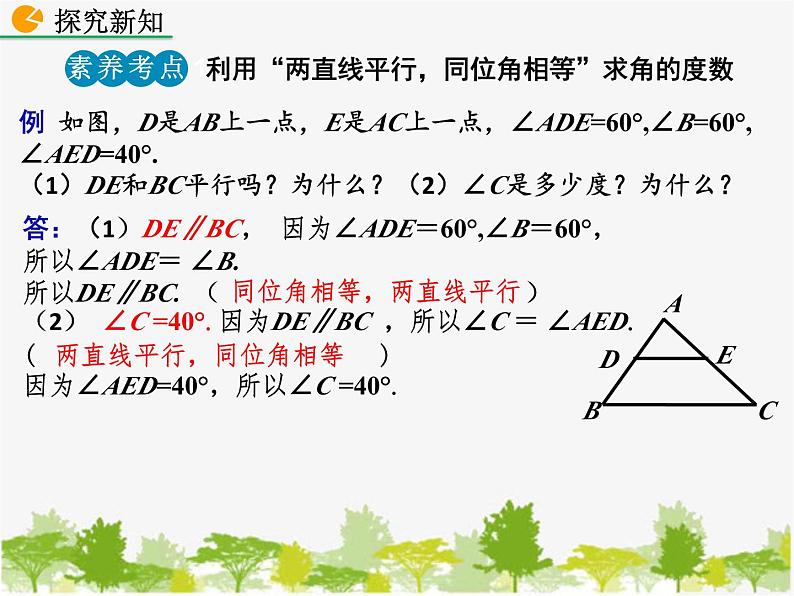 北师大版数学七年级下册 2.3 平行线的性质（课件）08
