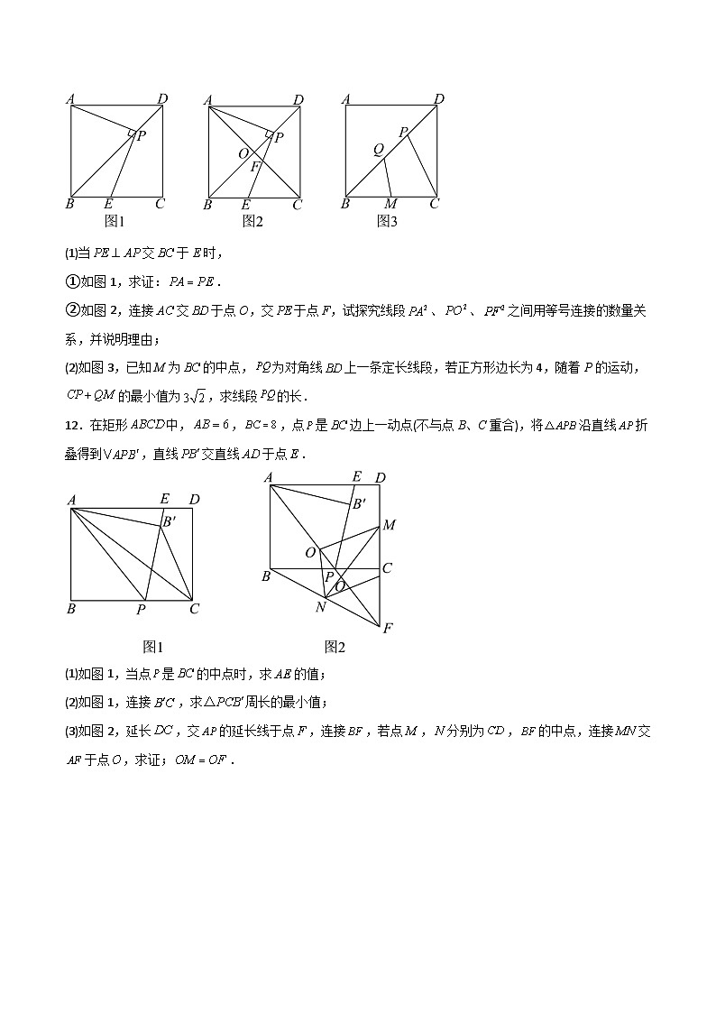 八年级数学下册同步精品压轴题期末考试平行四边形压轴题考点训练(二)(学生版+解析)03
