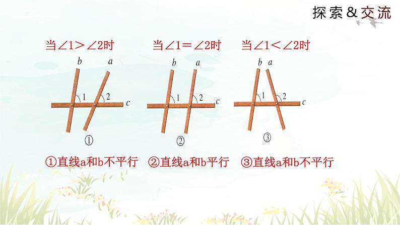 2.2+探索直线平行的条件+课件+2023-2024学年+北师大版七年级数学下册第4页