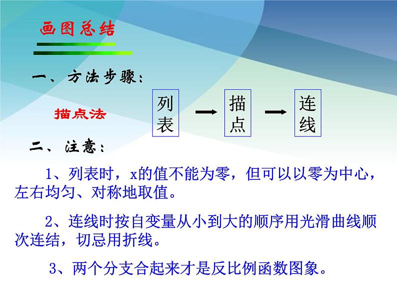 浙教版数学八年级下册 6.2反比例函数的图像和性质 课件06