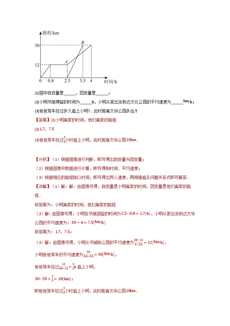18.4 函数的表示法（讲+练，四大题型）-八年级数学上册同步讲与练（沪教版）02