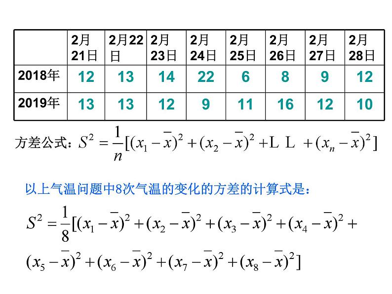 人教版数学八年级下册 20.2数据的波动程度课件06