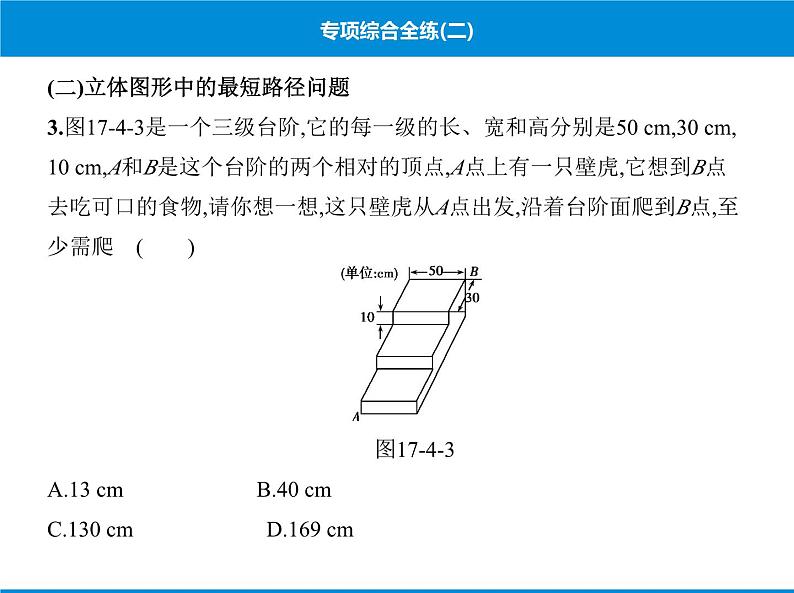 人教版数学八年级下册 综合复习与测试专项综合全练二课件第5页