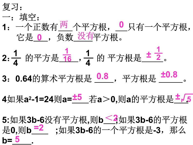 6.2 平方根与算术平方根的应用 人教版数学七年级下册课件第3页