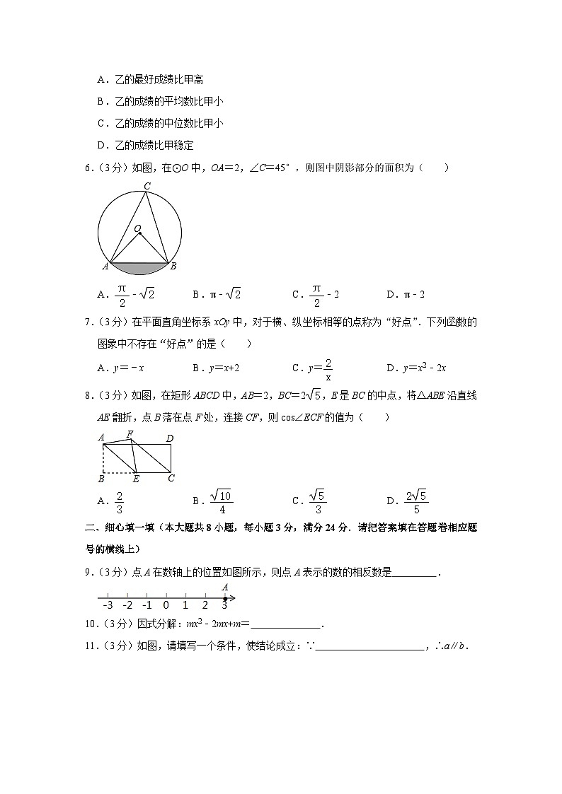 2020年湖北省咸宁市中考数学试卷02