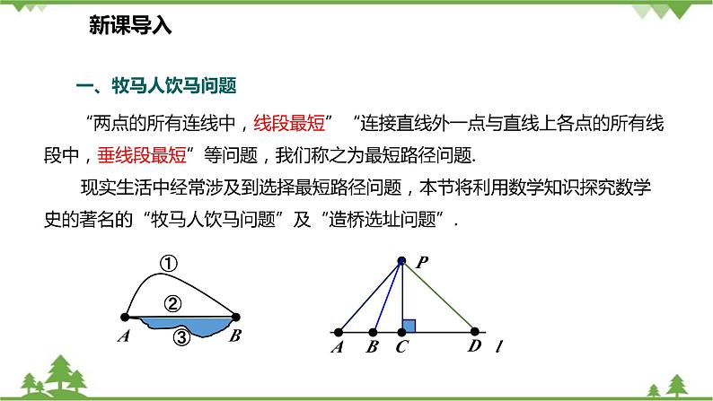 人教版数学八年级上册 13.4 课题学习 最短路径问题课件05