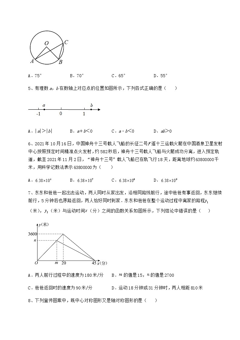 【历年真题】湖南省岳阳市中考数学备考真题模拟测评 卷（Ⅰ）（精选）02