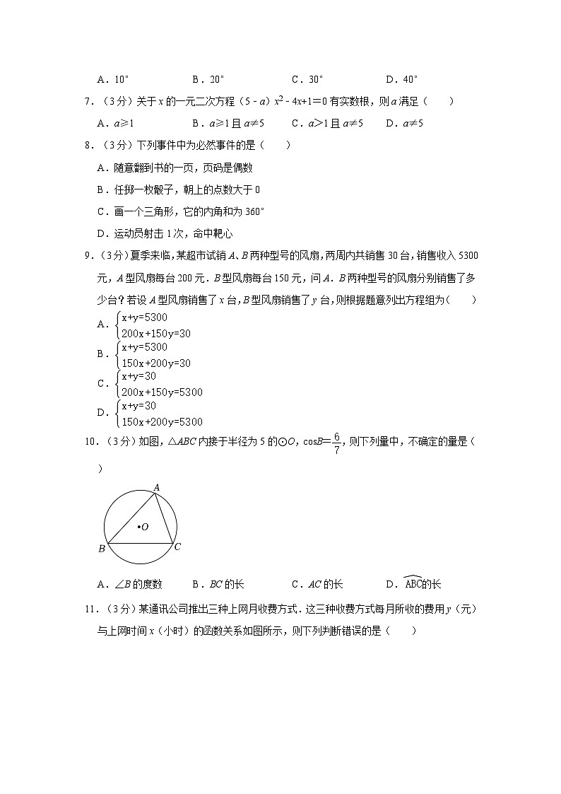 2023年广西桂林市阳朔县中考数学三模试卷02