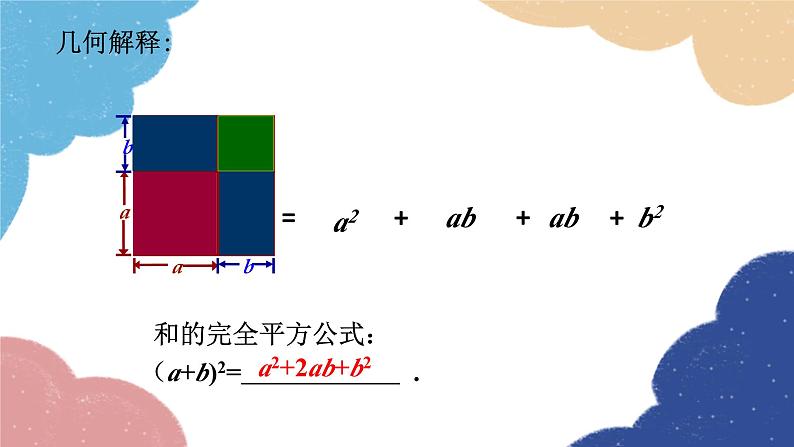 人教版数学八年级上册 14.2.2 完全平方公式课件07