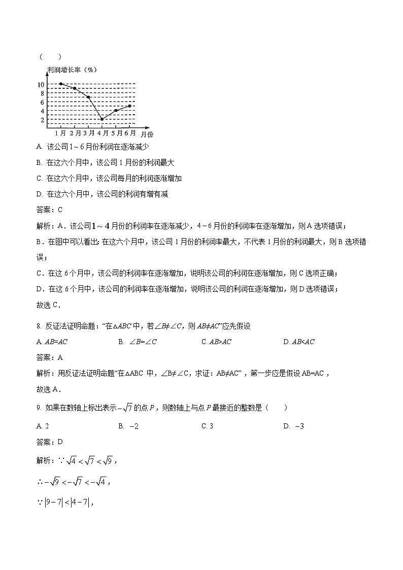 福建省泉州市晋江市2022-2023学年八年级上学期期末考试数学试卷(含解析)第3页