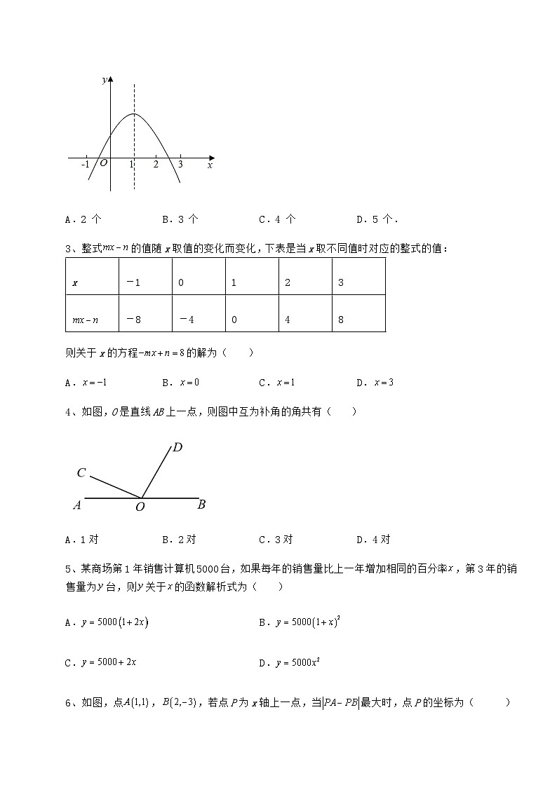 【真题汇编】湖南省邵阳县中考数学模拟考试 A卷（含答案及解析）第2页