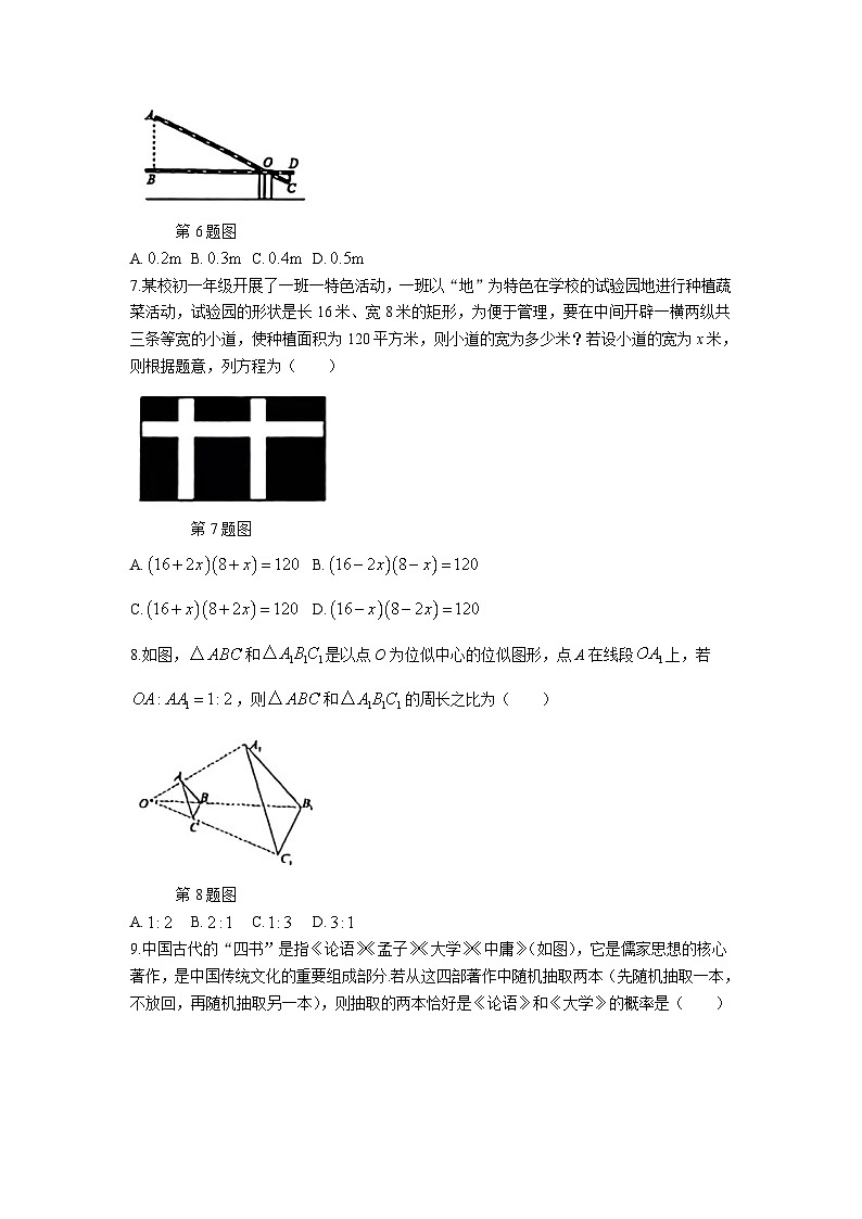辽宁省阜新市彰武县2024届九年级上学期1月期末考试数学试卷(含答案)第2页