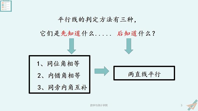 人教版七年级下册第五章 相交线与平行线5.3 《平行线的性质》PPT课件第3页