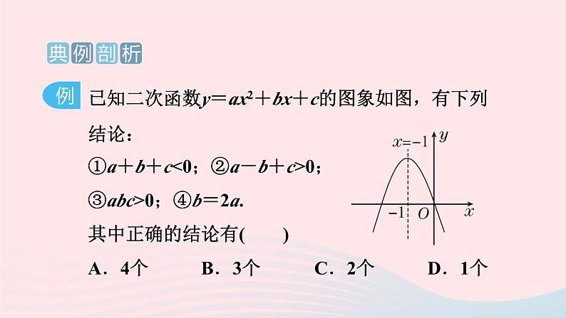 2024春九年级数学下册极速提分法第6招二次函数的图象与系数的七种关系作业课件新版北师大版第2页