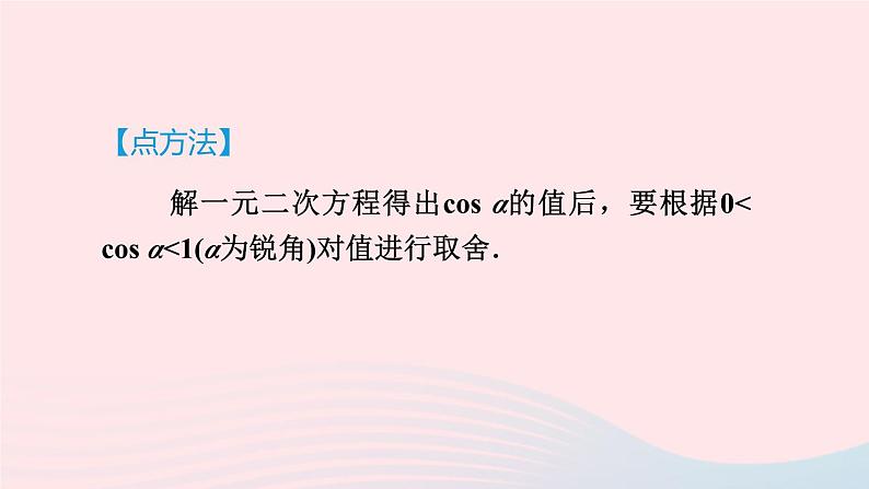 2024春九年级数学下册极速提分法第17招三角函数在学科内的六种综合应用作业课件新版北师大版第5页