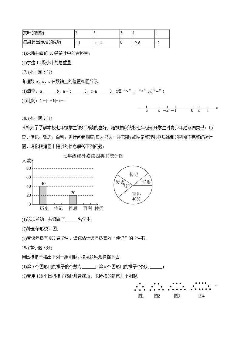 2023-2024学年江西省吉安市遂川县七年级（上）期末数学试卷（含详细答案解析）03