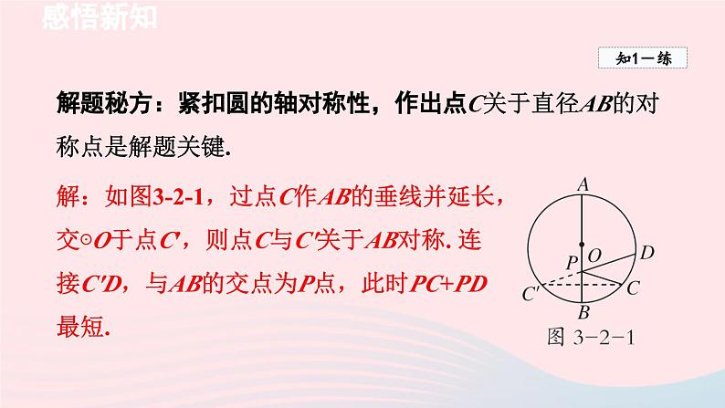 2024春九年级数学下册第3章圆2圆的对称性课件（北师大版）第6页