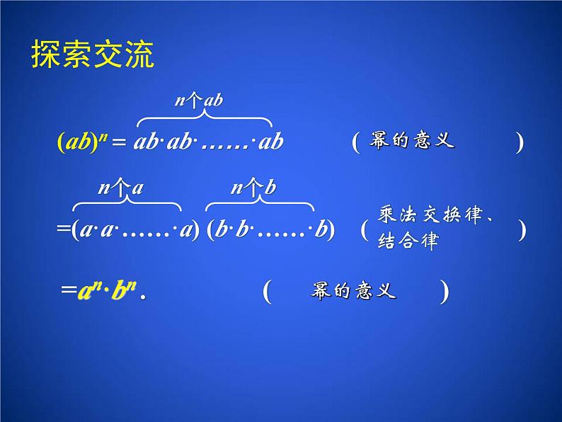 2023年初中数学北师大版七下课件：第一章 1.2幂的乘方与积的乘方（第2课时）第5页