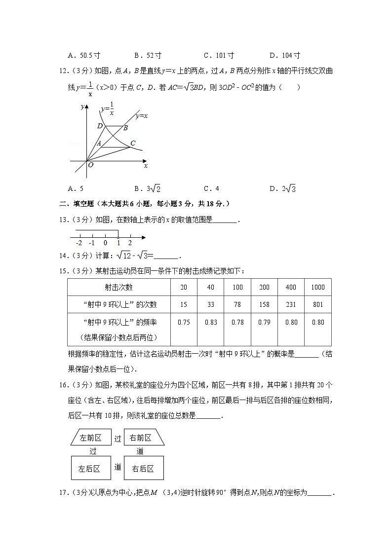 2020年广西南宁市中考数学试卷03