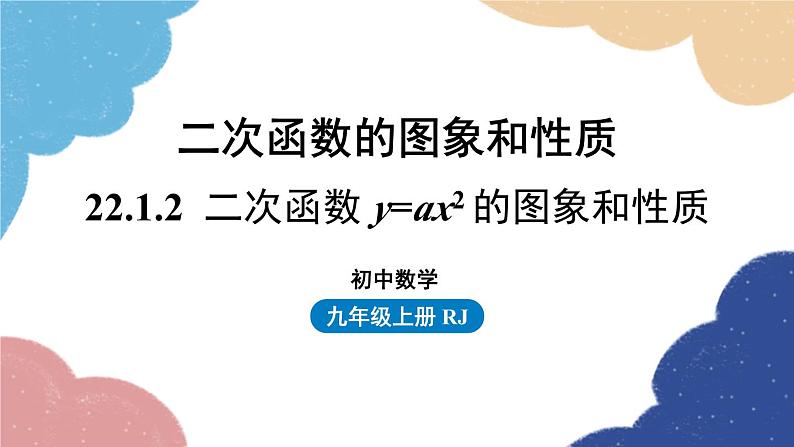 人教版数学九年级上册 22.1二次函数的图象和性质课时2课件第1页