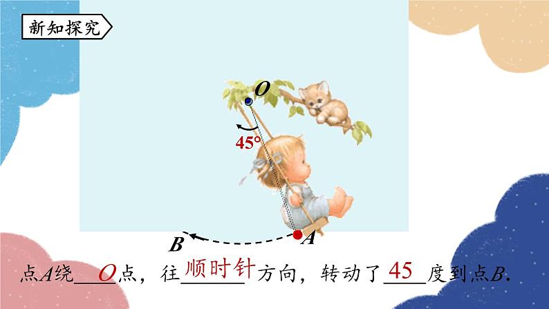 人教版数学九年级上册 23.1图形的旋转课时1课件06