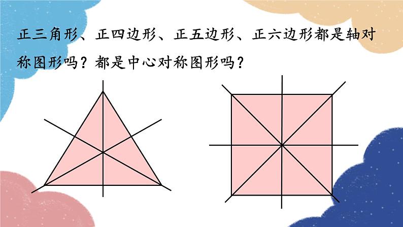 人教版数学九年级上册 24.3正多边形和圆课时1课件第6页